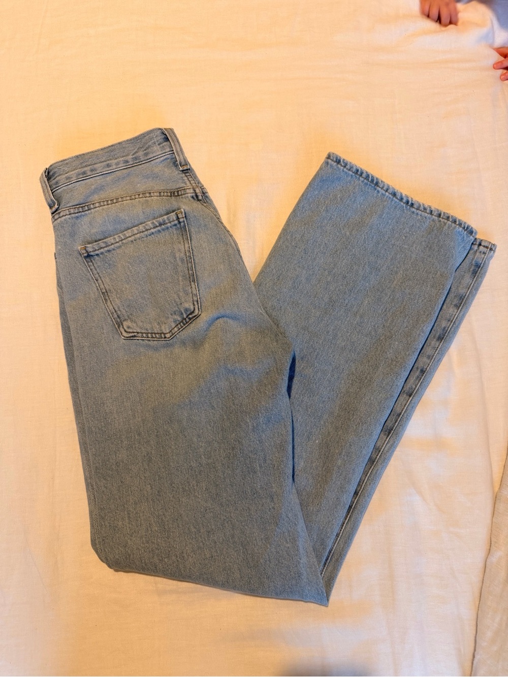 Citizens Of Humanity Light Wash High-Rise Button-Fly Jeans
